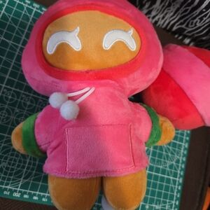 Pink and Green Plush Toy